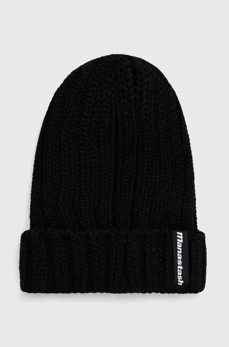 Καπέλο Manastash 90'S Logo Beanie Ii χρώμα: μαύρο, 7923974005