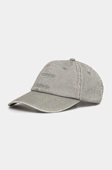 Samsoe Samsoe cotton baseball cap beige color