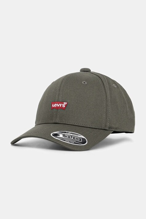 Кепка Levi's цвет зелёный однотонная