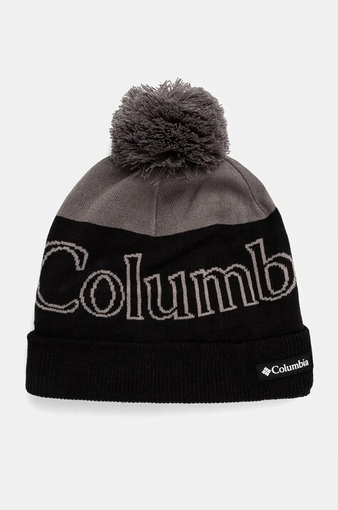 Columbia caciula Polar Powder culoarea bordo, din tricot gros, 1979861