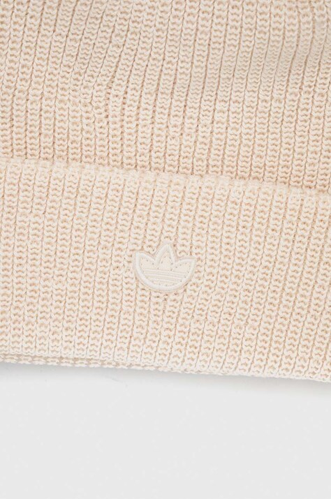 Шапка adidas Originals — AW23-CAU01M, бежевий — фото 3