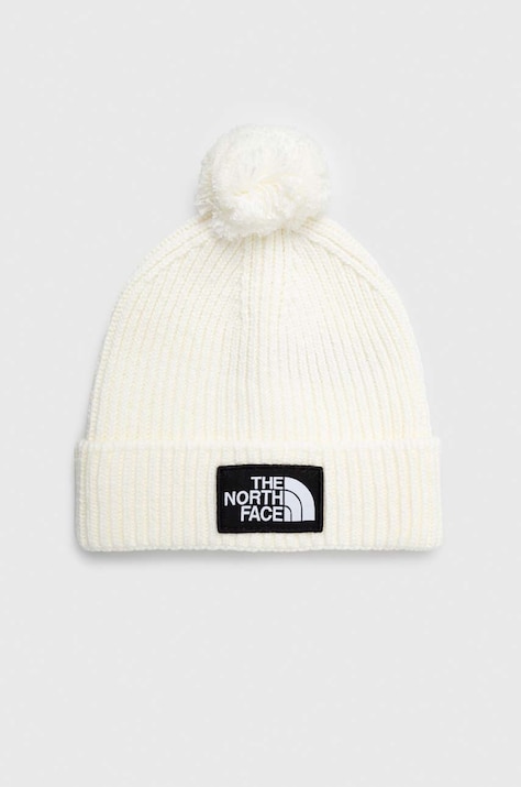 The North Face beanie beige color