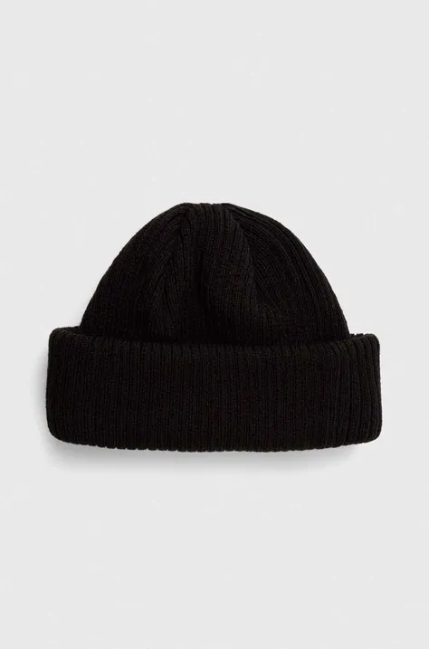 New Era czapka kolor czarny z grubej dzianiny