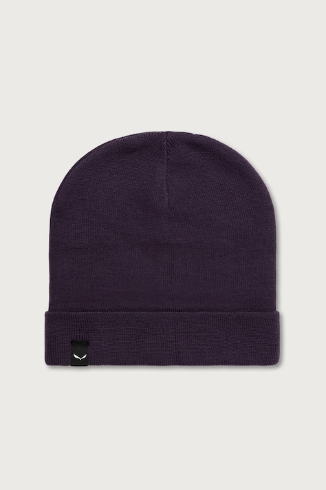 Salewa Czapka beanie z wełną Puez Marino Beanie fioletowa 00.0000028773