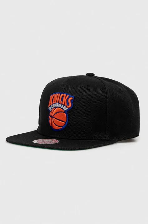 Καπέλο Mitchell&Ness NEW YORK KNICKS χρώμα: μαύρο
