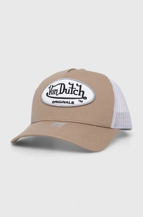 Kapa sa šiltom Von Dutch boja: bež, s aplikacijom