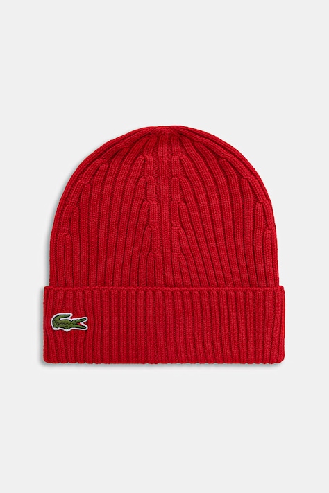 Lacoste wool beanie black color RB0001