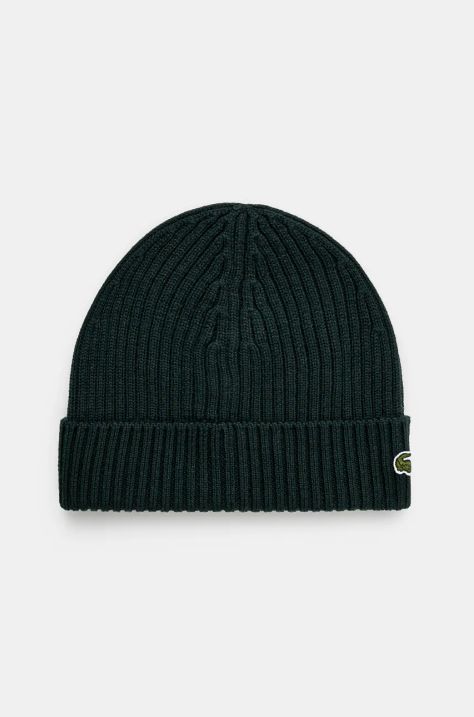 Lacoste wool beanie black color RB0001