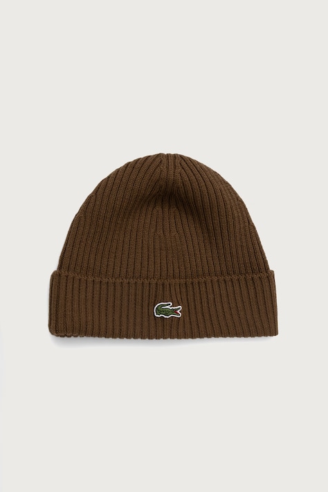 Lacoste Σκούφος μάλλινος καφέ RB0001