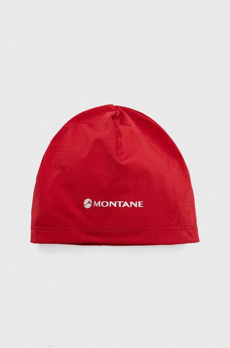 Čiapka Montane Dart XT červená farba, z tenkej pleteniny