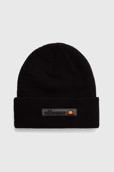 Ellesse caciula culoarea negru, din tricot gros