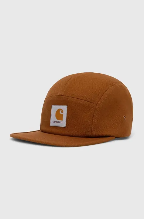 Carhartt WIP șapcă culoarea maro, cu imprimeu