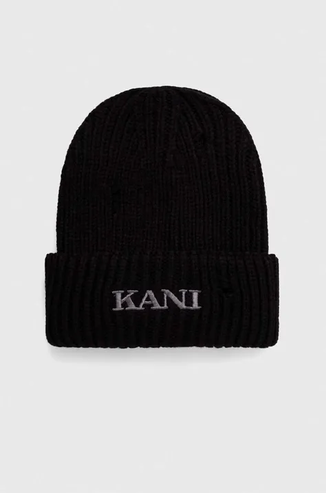 Karl Kani caciula culoarea negru, din tricot gros