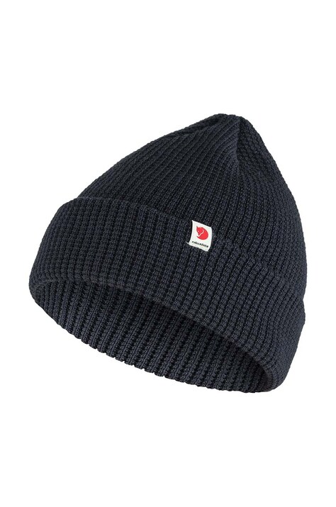 Čiapka Fjallraven Tab tmavomodrá farba, z tenkej pleteniny, F84767.555