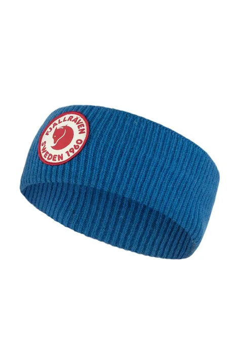 Вълнена лента за глава Fjallraven 1960 Logo в синьо