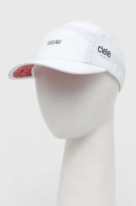 Ciele Athletics șapcă GOCap SC - WWM culoarea alb, cu imprimeu CLGCSCWCCHI.WH001