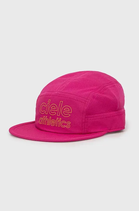 Ciele Athletics czapka z daszkiem kolor różowy z nadrukiem