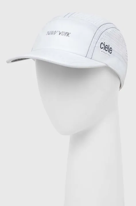 Ciele Athletics czapka z daszkiem GOCap SC - WWM CLGCSCWCNY.WH001 kolor biały z nadrukiem