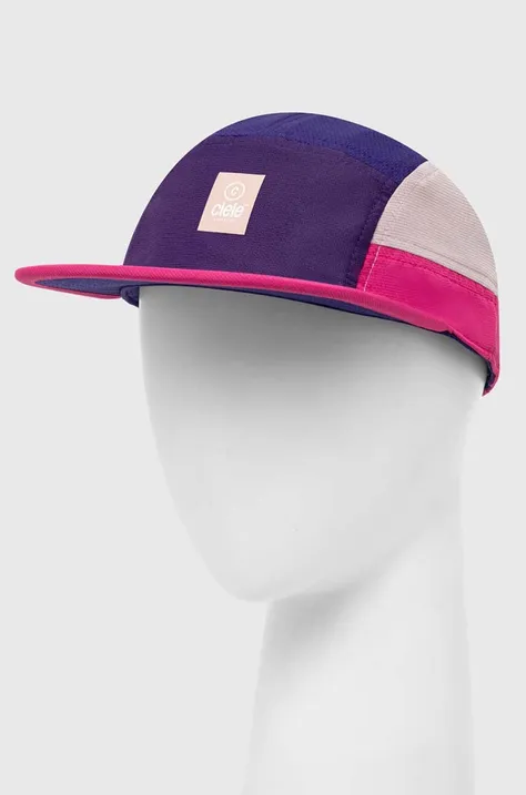 Ciele Athletics czapka z daszkiem kolor fioletowy wzorzysta