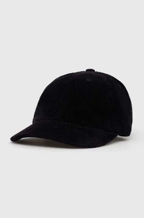Κοτλέ καπέλο μπέιζμπολ Norse Projects Wide Wale Corduroy Sports χρώμα: μαύρο, N80-0131-9999