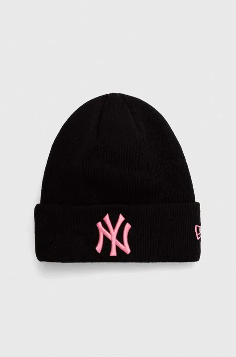 New Era czapka kolor czarny  NEW YORK YANKEES