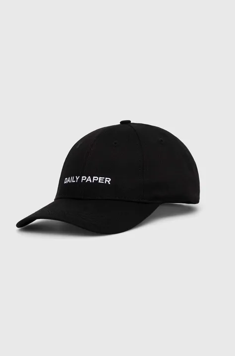 Daily Paper cotton baseball cap Ecap 3 black color 2111051