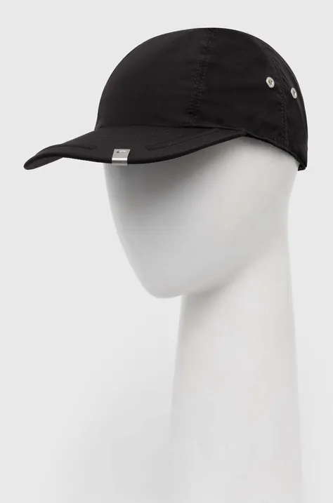 1017 ALYX 9SM czapka z daszkiem kolor czarny gładka