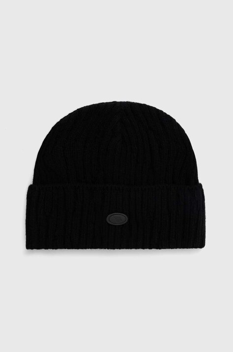 Vlněná čepice Ader Error Etik Logo Beanie tmavomodrá barva, BMADFWHW0504