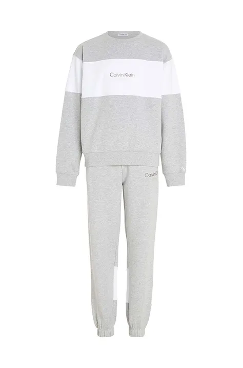 Dětská bavlněná tepláková souprava Calvin Klein Jeans