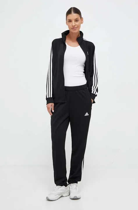 Спортивный костюм adidas женский цвет черный