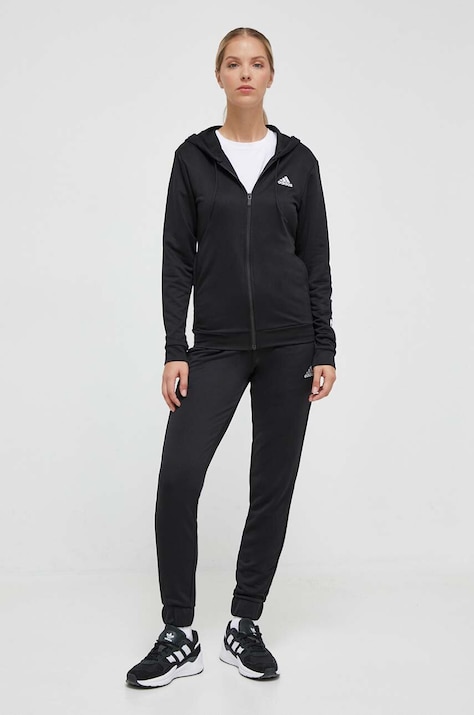 Спортивний костюм adidas жіночий колір чорний