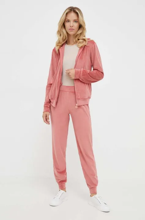 Emporio Armani Underwear dres lounge kolor różowy