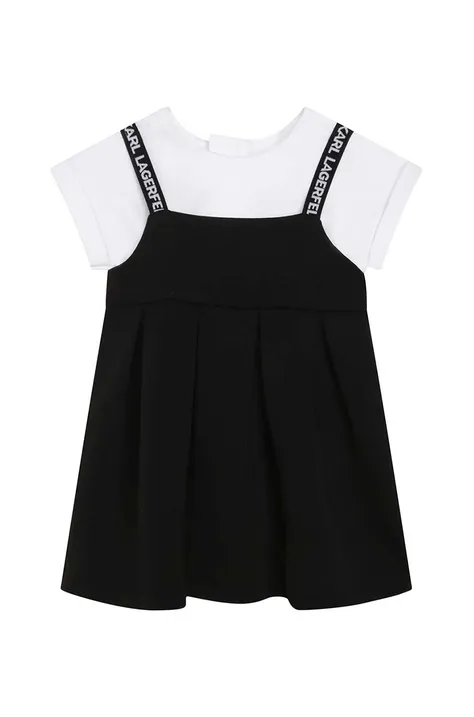 Σετ μωρού Karl Lagerfeld χρώμα: μαύρο