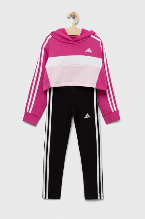 Детский спортивный костюм adidas цвет розовый
