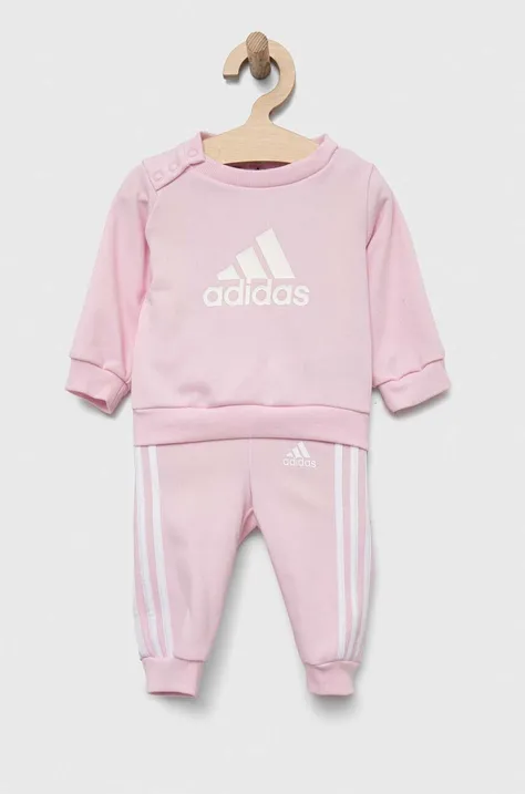 Спортивный костюм для младенцев adidas цвет розовый