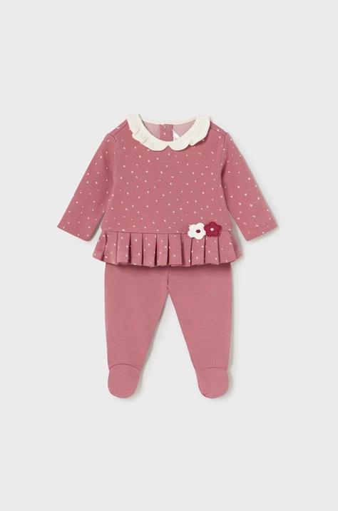 Mayoral Newborn compleu bebe culoarea roz