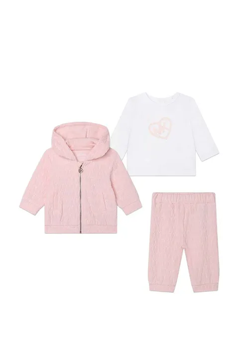 Комплект для немовлят Michael Kors колір рожевий