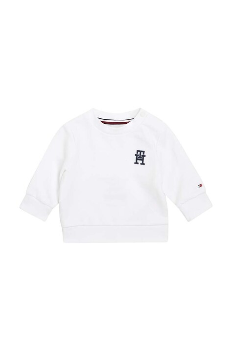 Tepláková súprava pre bábätká Tommy Hilfiger biela farba