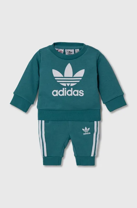 Дитячий спортивний костюм adidas Originals колір бірюзовий