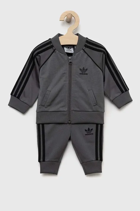 Дитячий спортивний костюм adidas Originals колір сірий