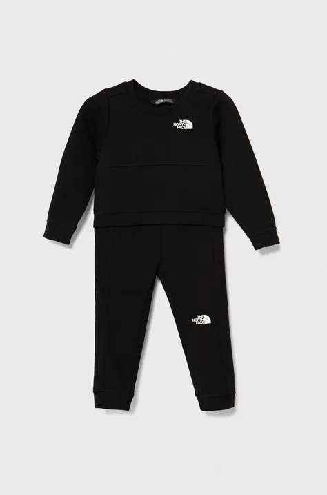 The North Face dres dziecięcy TNF TECH CREW SET kolor czarny