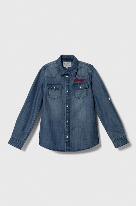 Guess camasa din denim pentru copii