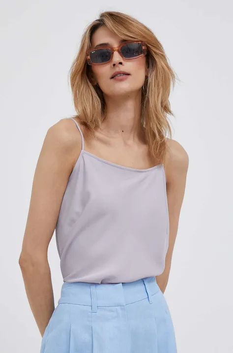 Блузка Calvin Klein цвет фиолетовый