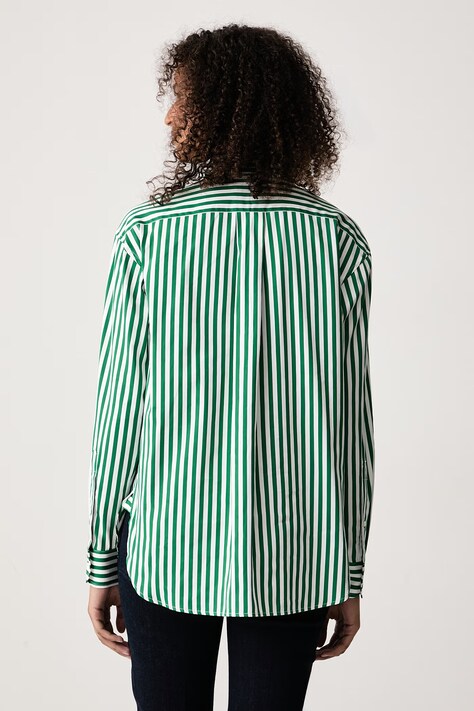 Polo Ralph Lauren сорочка жіноча бавовняна — AW23-KDD036, зелений — фото 3
