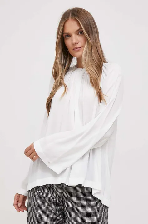 Bluza Tommy Hilfiger za žene, boja: bijela, bez uzorka