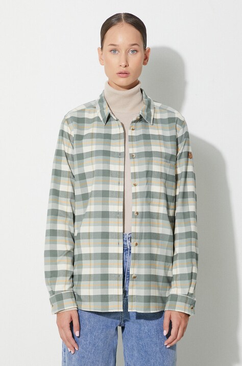 Πουκάμισο Fjallraven Singi χρώμα: πράσινο F30