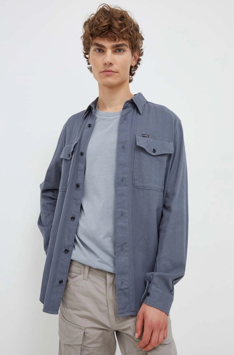 G-Star Raw pamut ing férfi, galléros, slim