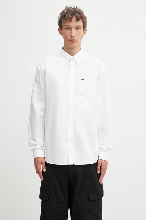 Lacoste camicia in cotone uomo