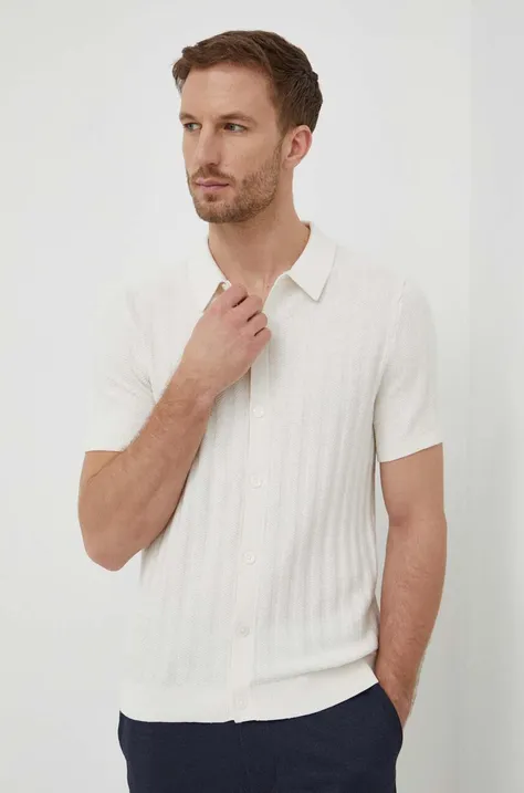 Ένα πουλόβερ σε μείγμα μεταξιού Michael Kors χρώμα: άσπρο