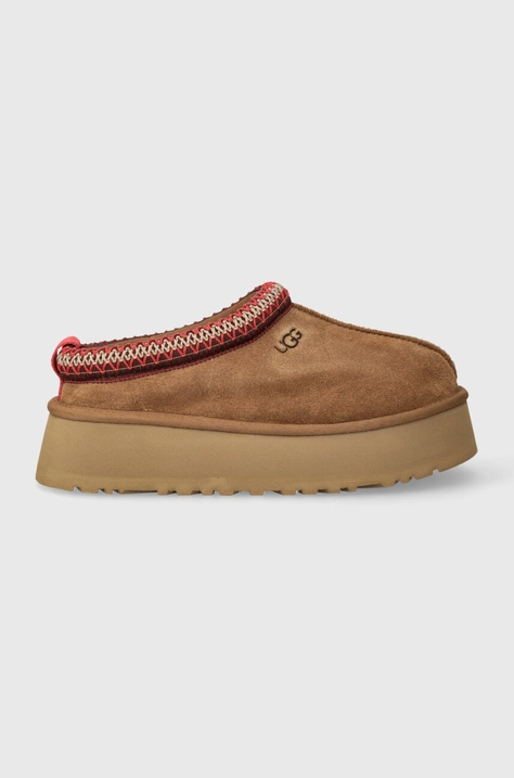 Велурени чехли UGG Tazz в кафяво 1122553